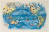 MIGUEL COVARRUBIAS (1904-1957). PAGEANT OF THE PACIFIC. Group of 4 posters. 1940. Each 25x38 inches, 63x96 cm. H. S. Crocker Company, I